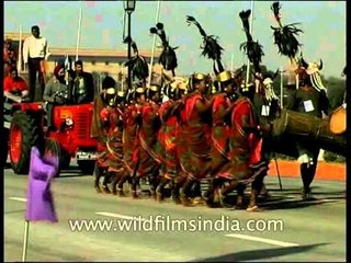 Full dress rehearsal of Andhra Pradesh contingents at Rajghat, Delhi