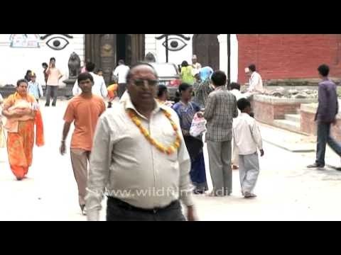 Nepali devotees visiting temples of their capital city