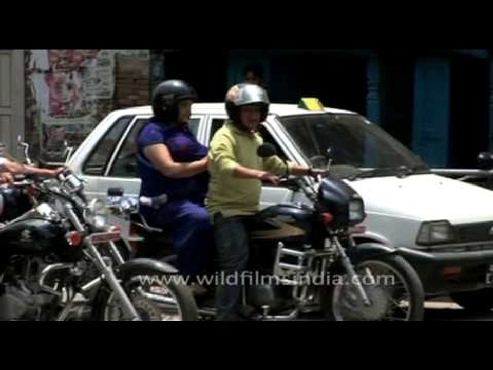 Busy routes of Kathmandu