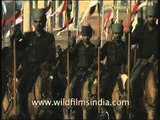 Indian Army on horses back at the Republic Day Parade, New Delhi