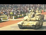 Indian Army's T-90 Bhishma tanks during Republic Day parade.