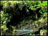 Rocky terrains of Perunthenaruvi Waterfalls in Perunthenaruvi, Kerala