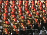 Marching contingents of Indian Army on Republic Day Parade