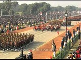 Grand parade on Republic Day at Rajpath in New Delhi, India