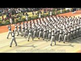 Contingent of all Indian Air Force led by  women officers & cavalry at Republic Day parade