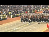 Soldiers of the Indian Army on parade during Republic Day, New Delhi