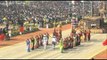 Tableaux of Uttar Pradesh & Gujarat Indian states at the Republic Day Parade in New Delhi
