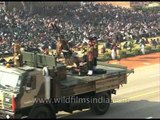 Display of weaponry by Indian Army at the  Republic Day parade in New Delhi