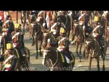 Distinguished cavalry regiments of the Indian Army parades on Republic Day