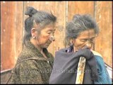 Apatani tribal women in Hari village, Arunachal Pradesh