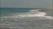 Arabian Sea waves strike the Gujarat coast at Porbander