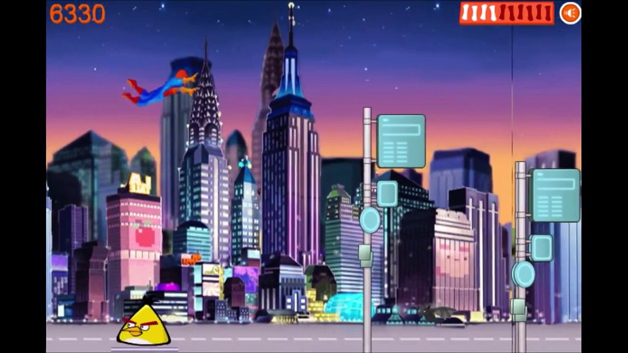 Spiderman Save Angry Birds - Spiderman Games To Play & Angry Birds   Angry Birds & Spiderman