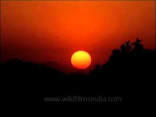 Time lapse of Sunset