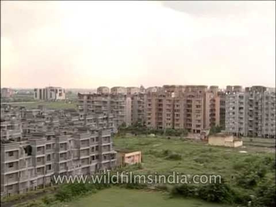 Residential colony sprawling around Dwarka and Delhi Airport