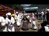 Victory dance - Traditional dance form of rung community at Kangdali Mahotsav