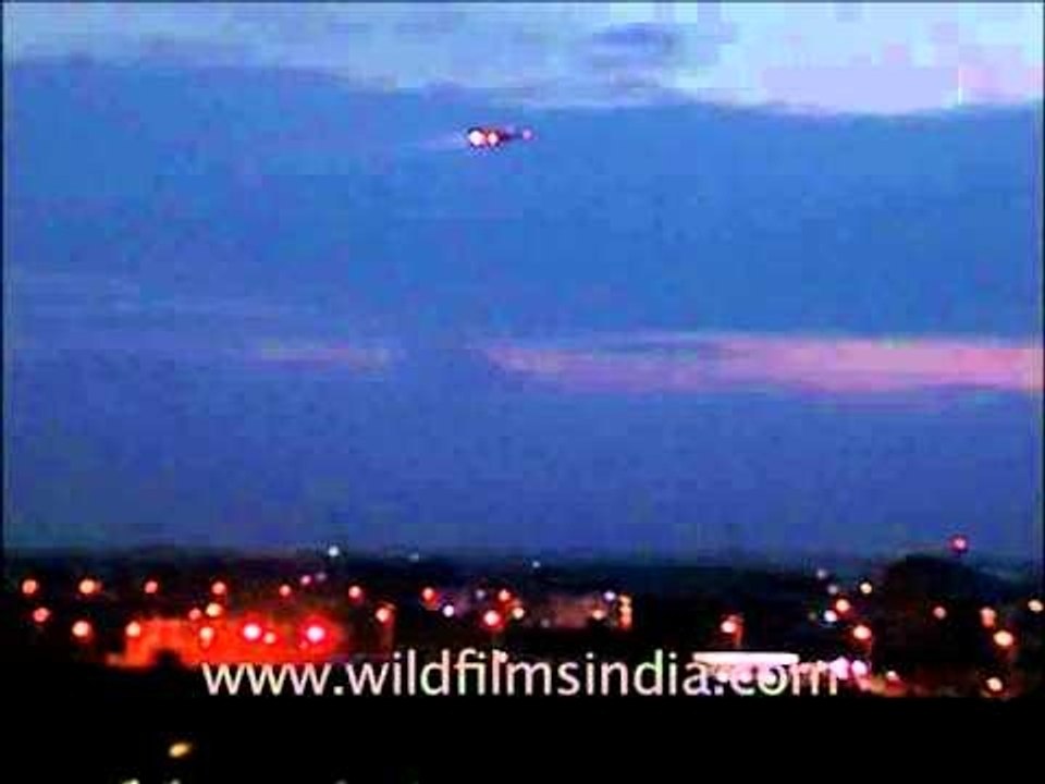 Flight approaching Indira Gandhi International...