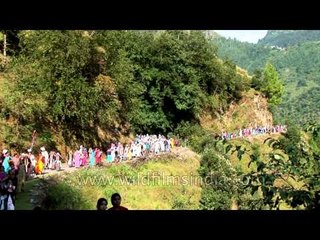 Traditional Kangdali Festival procession