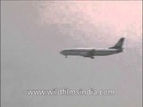 Jet Airways flight take off from Indira Gandhi International Airport, Delhi