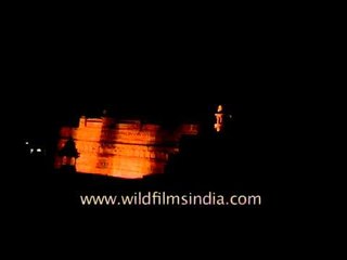 Sound and Light Show at the open-air amphitheatre outside Mansingh Palace