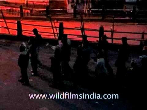 Morning bhajans as dawn glows over Kanchenjunga, from Planters Club, Darjeeling