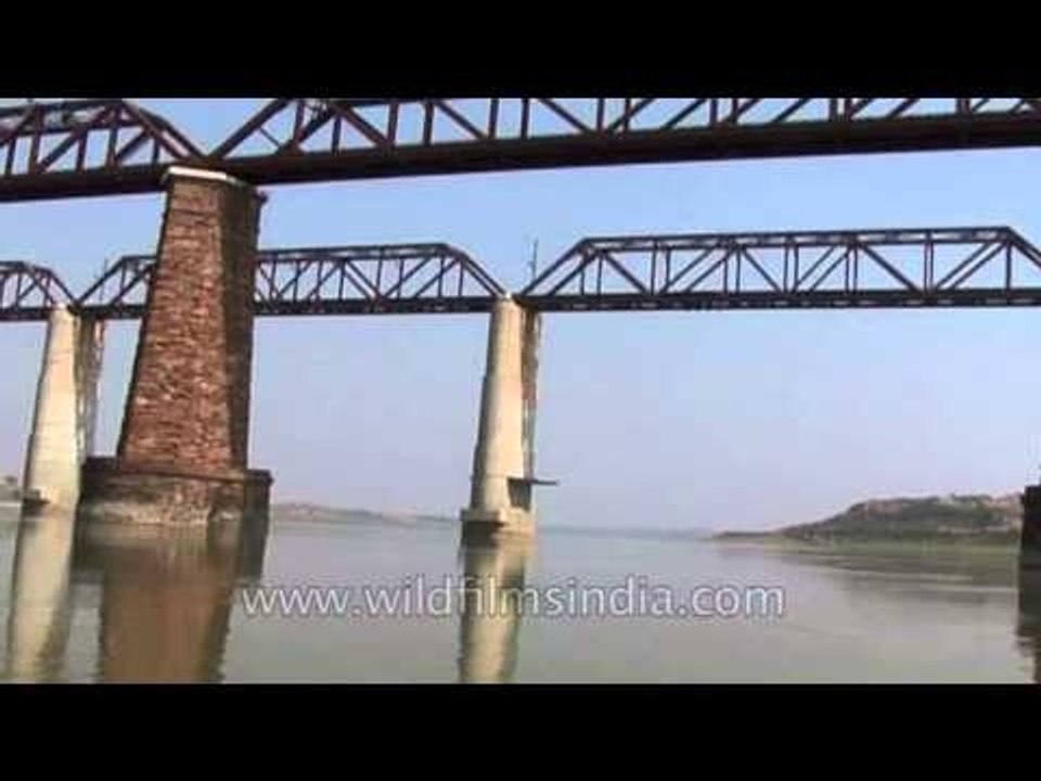Rajghat Bridge across the National Chambal Sanctuary