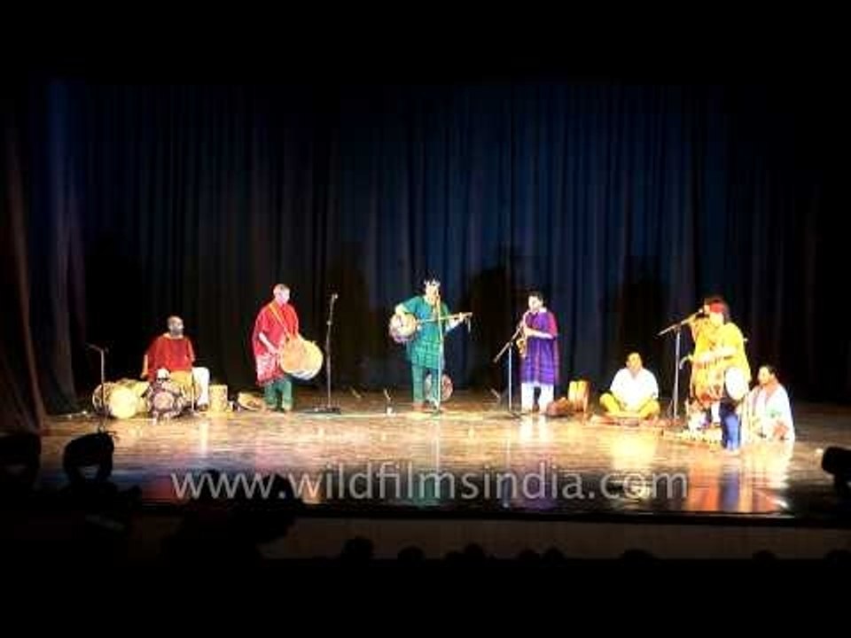 An amazing display of African folk music at African Festival in Delhi