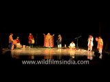 Performance by the folk musicians at Africa Festival, Delhi