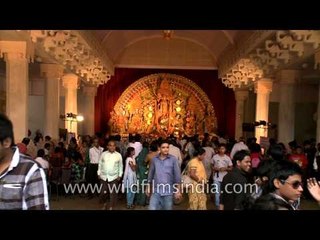 Durga Puja pandal at CR Park, New Delhi