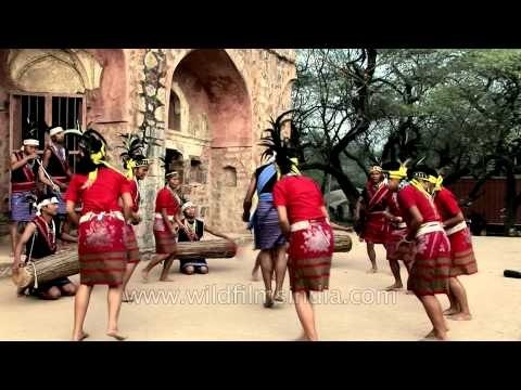Garos performing their traditional dance