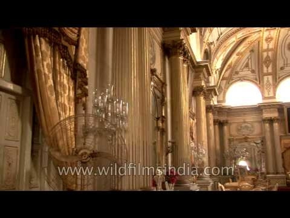 Royal Durbar Hall inside Jai Vilas Palace Museum, Gwalior