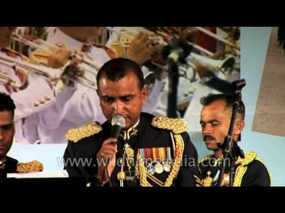 Indian Air Force's Platinum Jubilee Tattoo saw Military bands from Sri Lanka!
