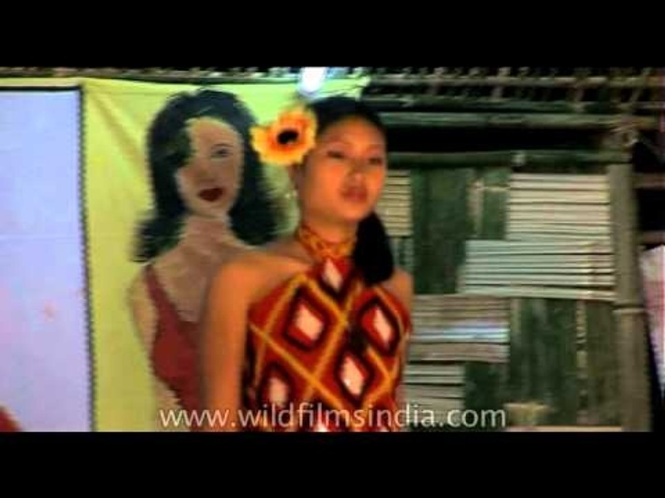 Arunachali village girls walk the ramp!