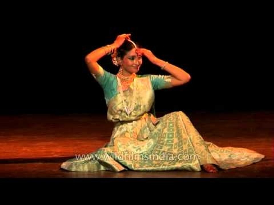Dancer performing Kathak