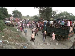 It's a time for DURGA VISARJAN