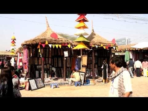 Paintings for sale at the 27th Surajkund crafts mela