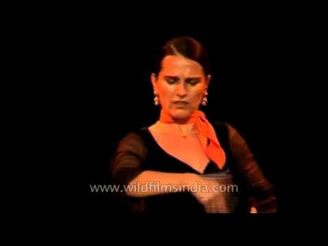 Highly-expressive Flamenco dance (baile) performance