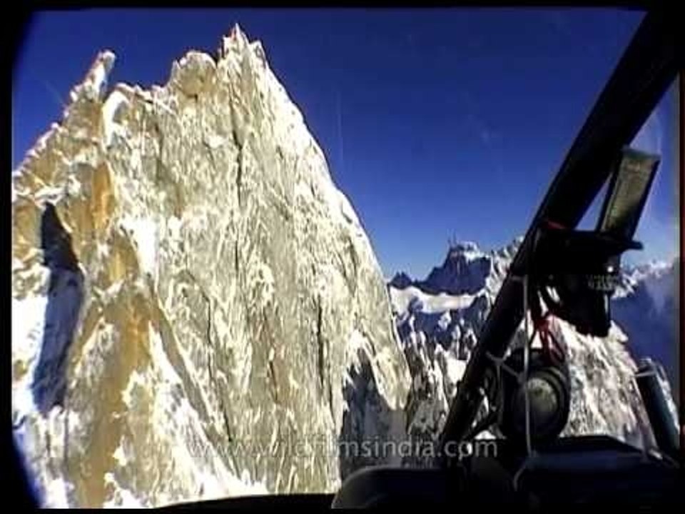 Scenic flight over the Himalayas