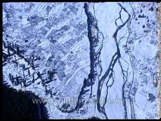 Winter aerial journey over Manali in Himachal!