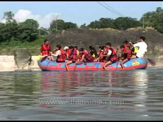 Adventurous sports - White water rafting