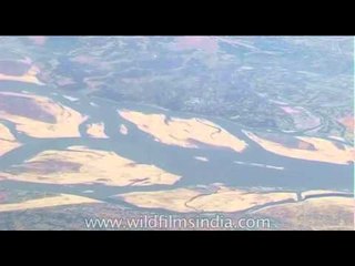 Aerial view of scenic Himalayan plains from a Helicopter!