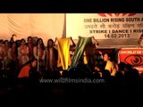 One Billion Rising South Asia: Women theatrical artists performing