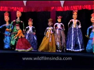Dramatic puppetry in Pushkar, Rajasthan