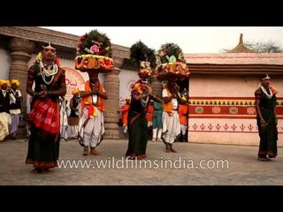 Entertainment in the form of famous folk rhythms and dance at Surajkund Mela