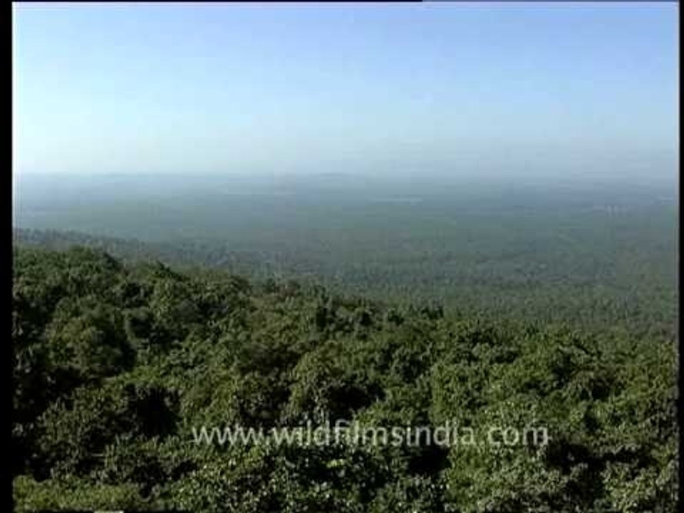 Bahmni dadar Kanha hill-top aerial view, Madhya Pradesh