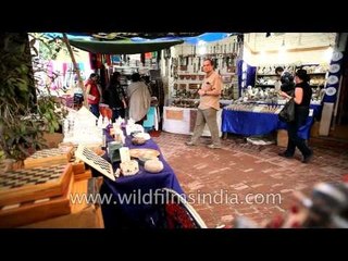Stalls from different states at Dilli haat