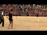 Displaying hunting techniques through the indigenous game : Hornbill Festival