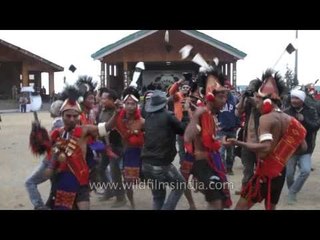 Konyak naga tribal youngsters jamming to western numbers!