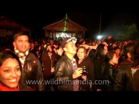 Hornbill Festival Closing ceremony bollywood style, Nagaland