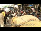 Street of wholesale spice market : Khari Baoli