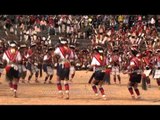 Victory dance of the Rengma Naga tribes, Nagaland